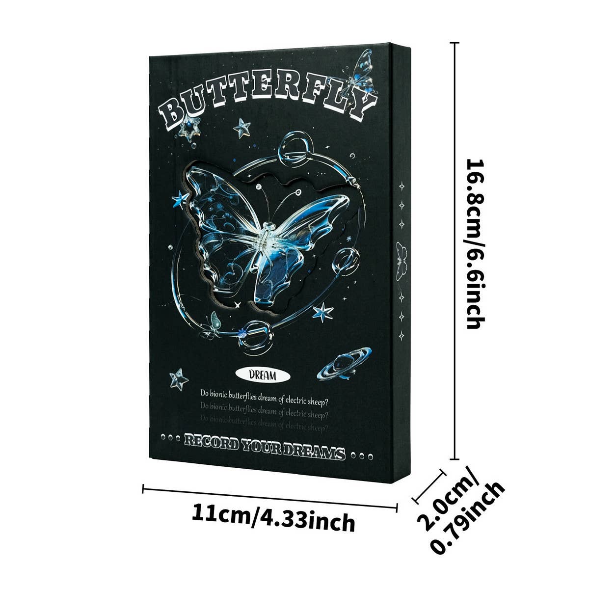 DREAM BODY BUTTERFLY PORTABLE TRIFOLD NOTEBOOK_CWMM1840