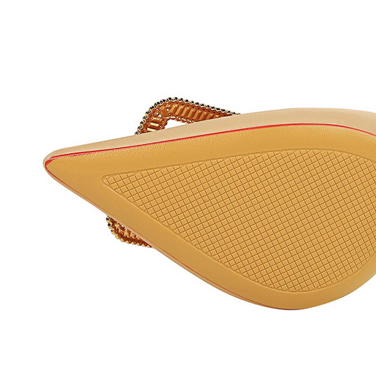 Women Rhinestone Buckle High Heels