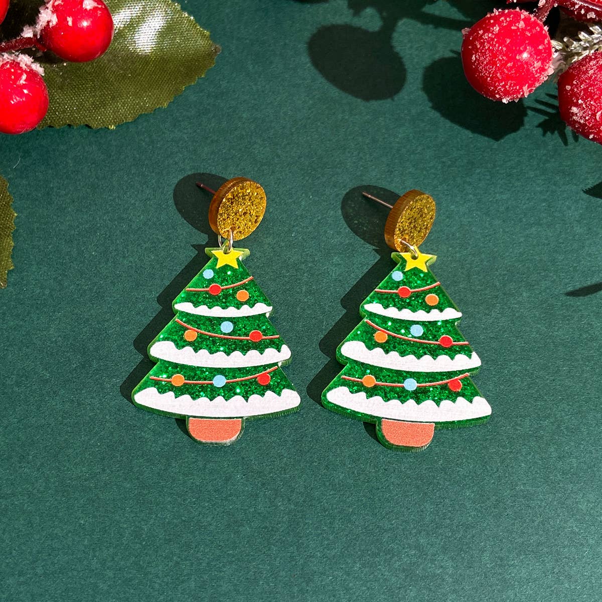 2024 NEW CHRISTMAS HAT SHEEP EARRINGS_CWAJE2404