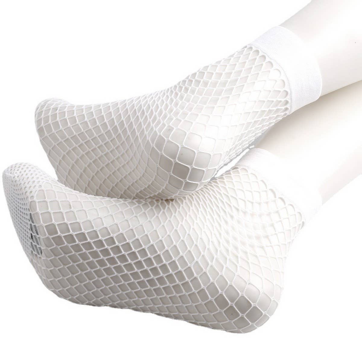 SEXY HOLLOW MESH SOCKS FISHING NET SOCKS_CWMS0452
