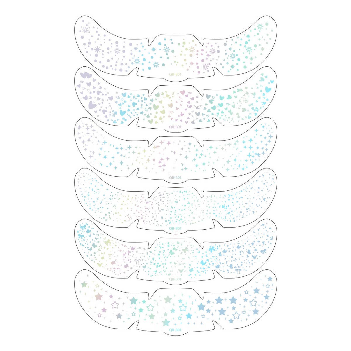 METALLIC FRECKLE TATTOOS GOLD SILVER PARTY_CWMM8229