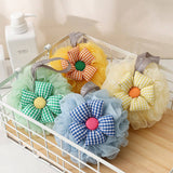 SUNFLOWER BATH BALL 50G LARGE SUPER SOFT BATH POUF_CWMM3328