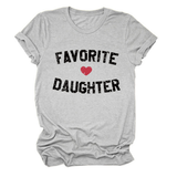 Trendy Short Sleeve Top For Women, Print Design