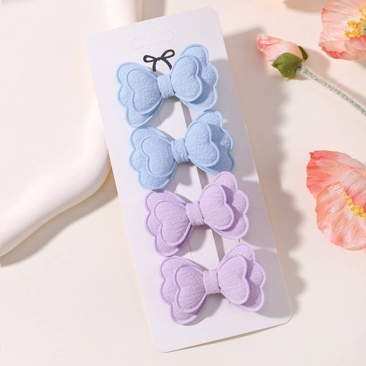 DOUBLE LAYER BUTTERFLY HAIR CLIP SET FOR KIDS_CWAHA6707