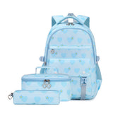 GIRLS BACKPACKS FOR SCHOOL 3 PIECE HEART DESIGN_CWAB5390