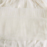 Tulle Skirt Mid-Length High Waist Pleated Skirt_Cwbls0397
