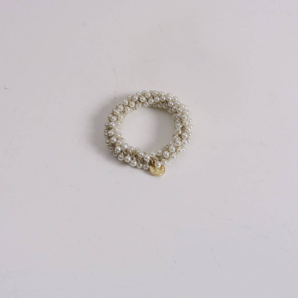 NEW CUTE PEARL HAIR TIE HIGH END ELASTIC BAND_CWAHA6764
