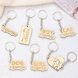 CREATIVE SMALL PENDANT PUZZLE WOODEN KEYCHAIN_CWMM0573