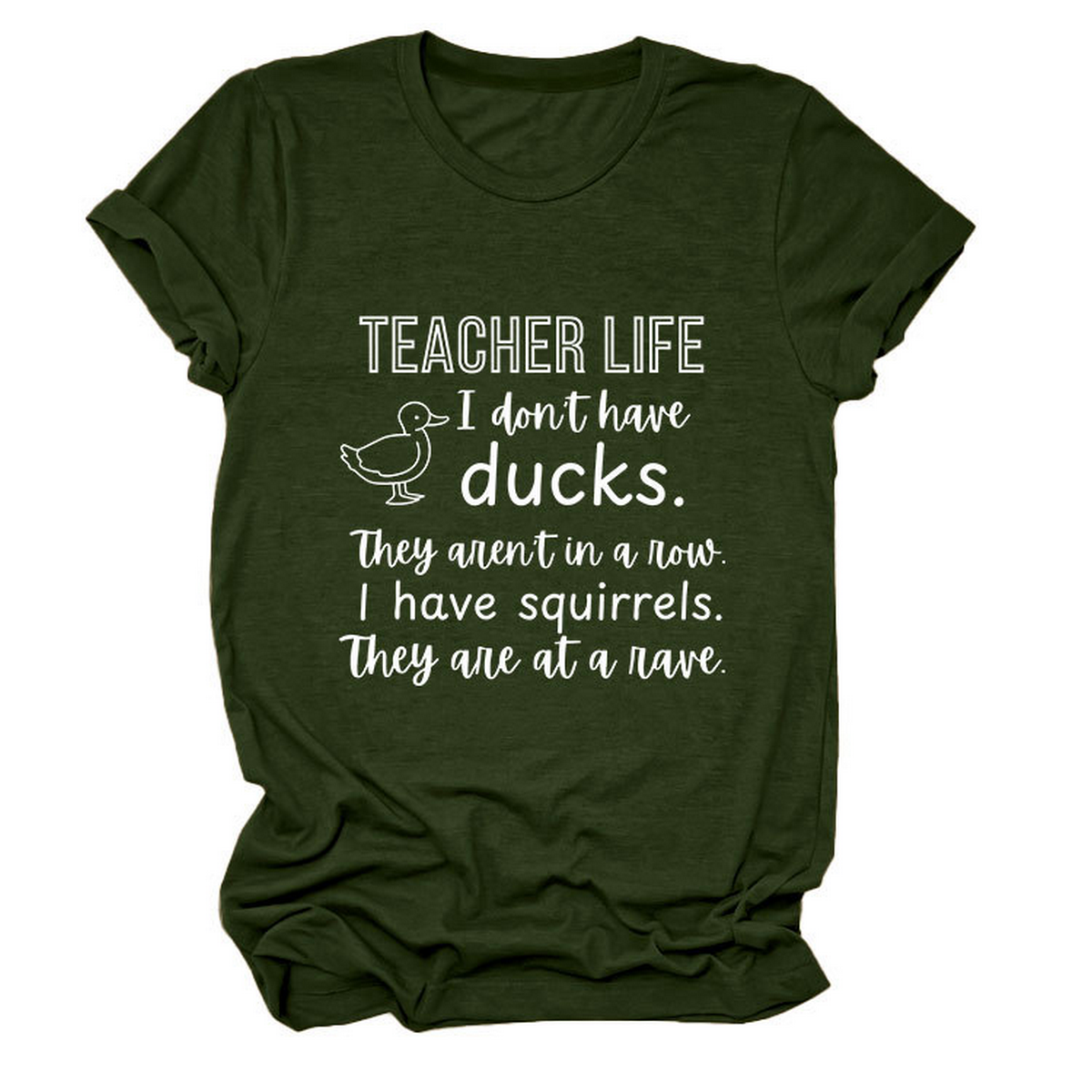 Womens Teacher Life I Dont Funny Tee_Cwttsl0487
