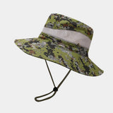 CAMOUFLAGE MESH SUN HAT FOR HIKING FISHING_CWAH3838