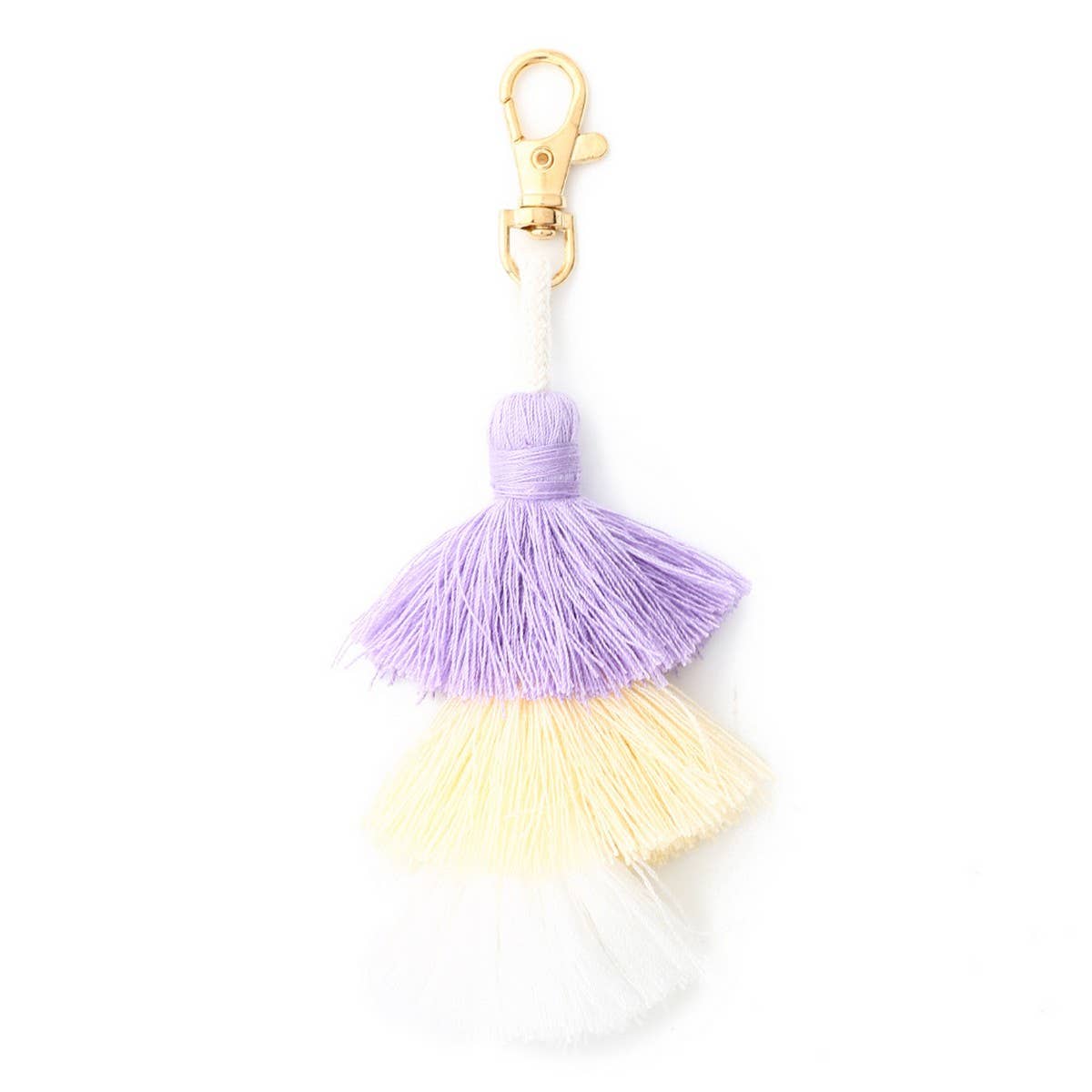 BOHEMIAN HANDMADE MULTI LAYER TASSEL KEYCHAIN_CWAB5022
