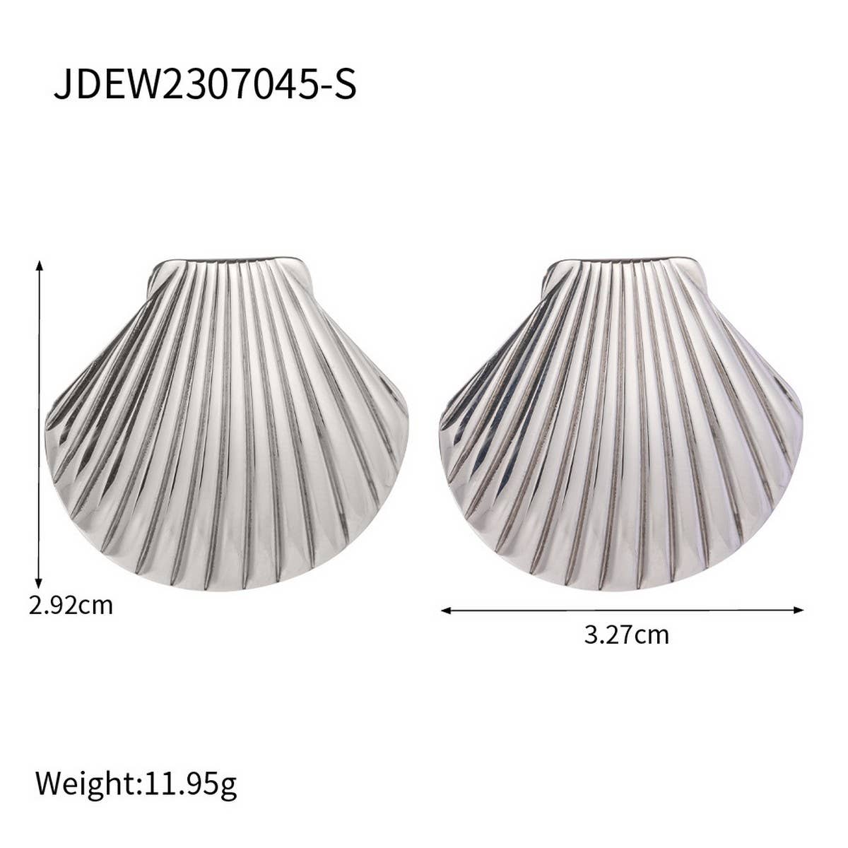 SIMPLE PERSONALITY HIGH END 18K GOLD EARRINGS_CWMM2351