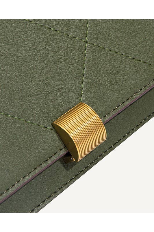 QUILTING DANDY SQUARE SHOULDER BAG PURSE_CWAB0007