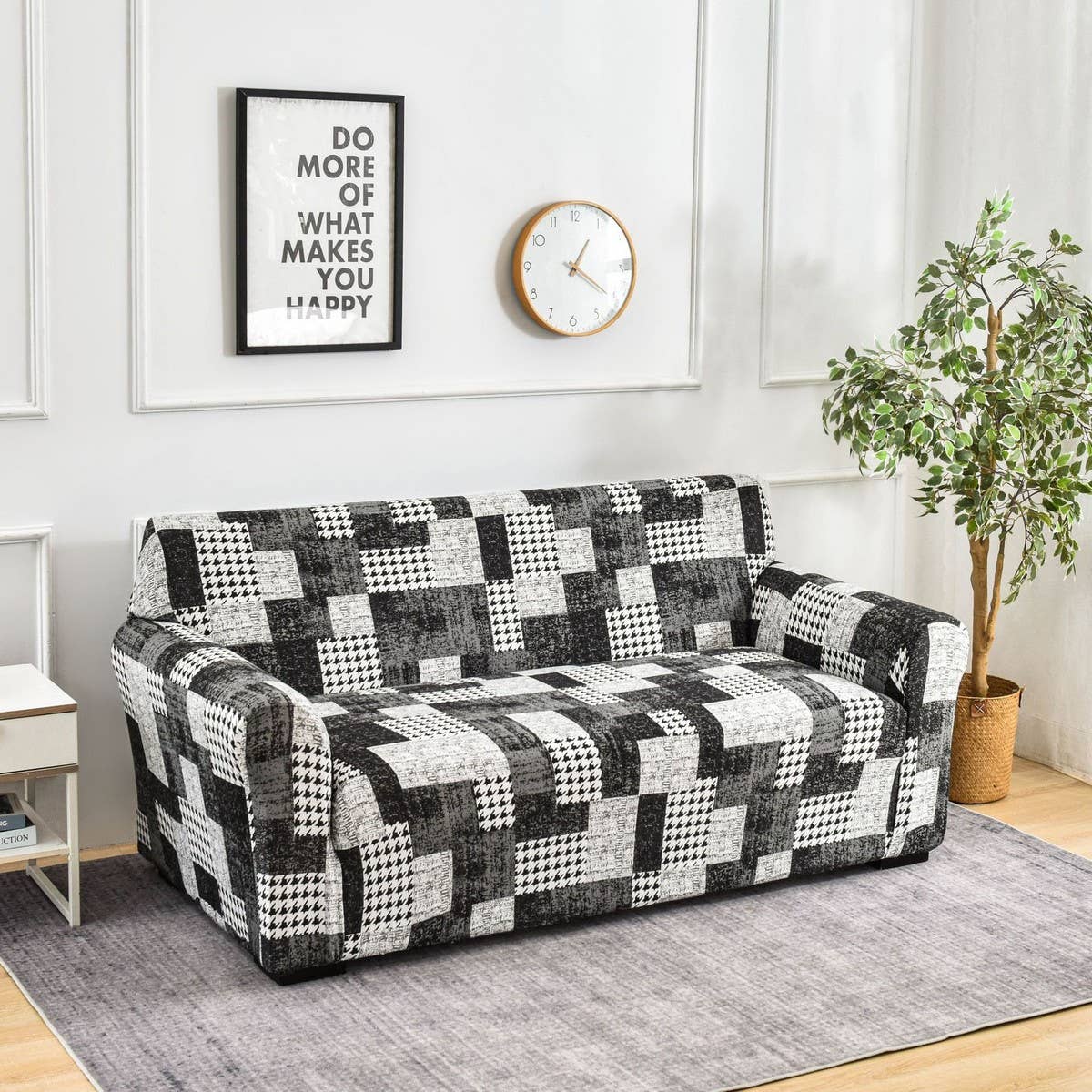 NORDIC STYLE SOFA COVER STRETCH NON SLIP FIT_CWMM8310