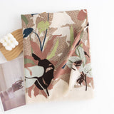 FLORAL SCARF ELEGANT VINTAGE WINTER WRAP_CWASC0448