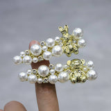 PEARL BEAR RABBIT RETRO HAIRPIN SIDECLIP BANGSCLIP_CWAHA4749