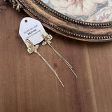 HOLLOW BUTTERFLY TASSEL EARRINGS_CWAJE1287