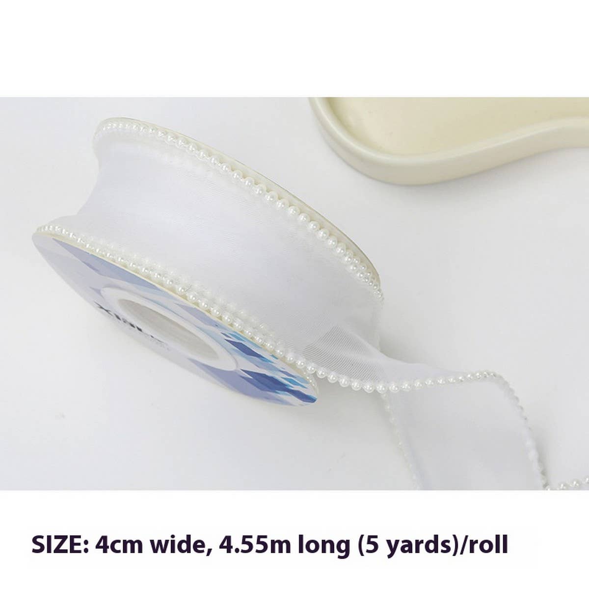PEARL FISHTAIL YARN RIBBON WAVE YARN DIY RIBBON_CWMM5772