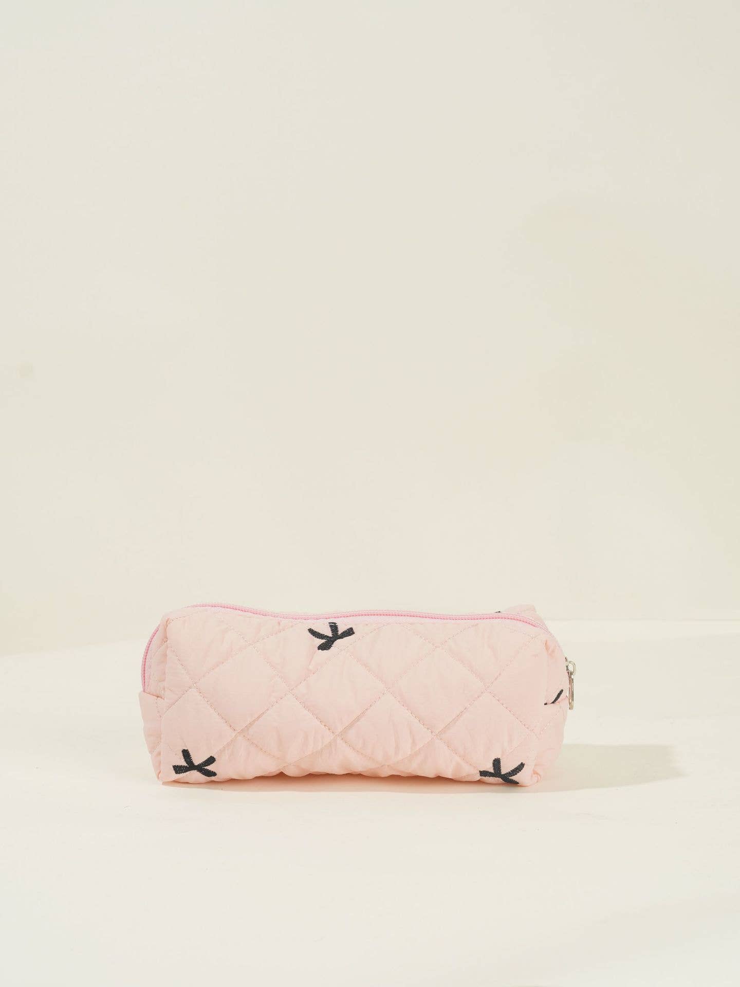 Large-Capacity Set Of Embroidered Bow Handbag