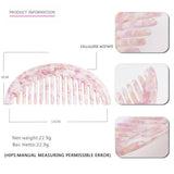 MARBLE TEXTURE 4MMU ACETATE HAIR COMB_CWAHA4188