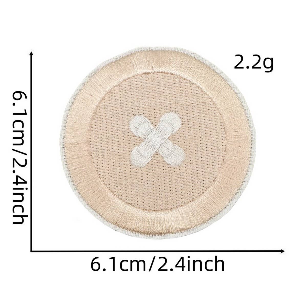 CUTE SOLID COLOR CARTOON BOW EMBROIDERED PATCH_CWMM4027