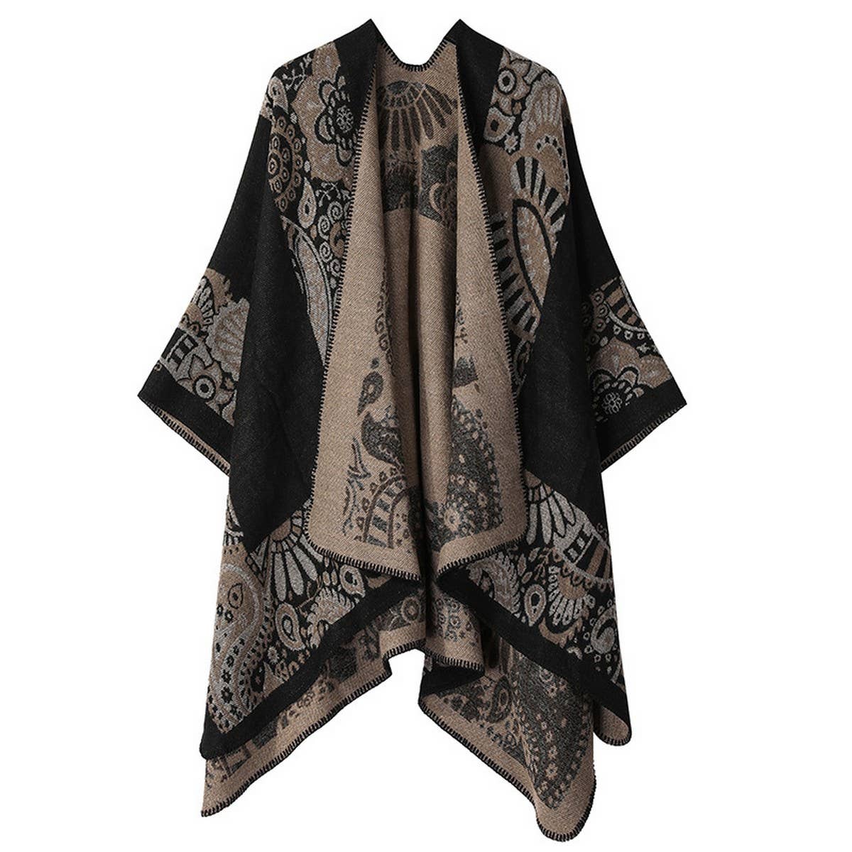 Warm Shawl Cape Fashion Scarf Cape_Cwasc2159