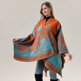 FAUX CASHMERE SHAWL WARM CAPE OUTER SCARF_CWASC2171