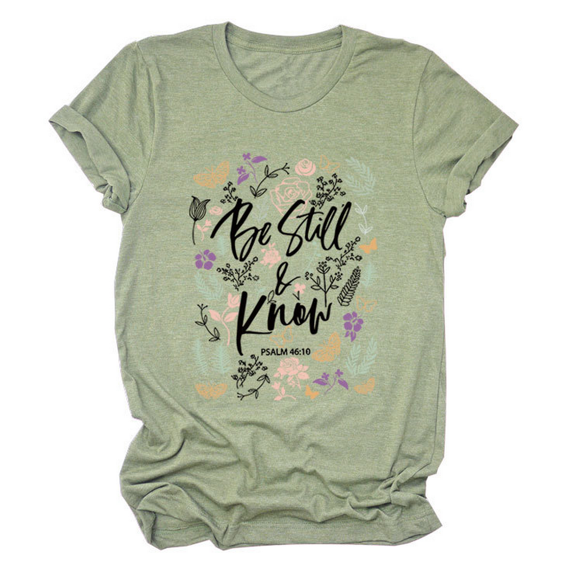 Womens Faith Tee, Be Still And Know_Cwtts1480