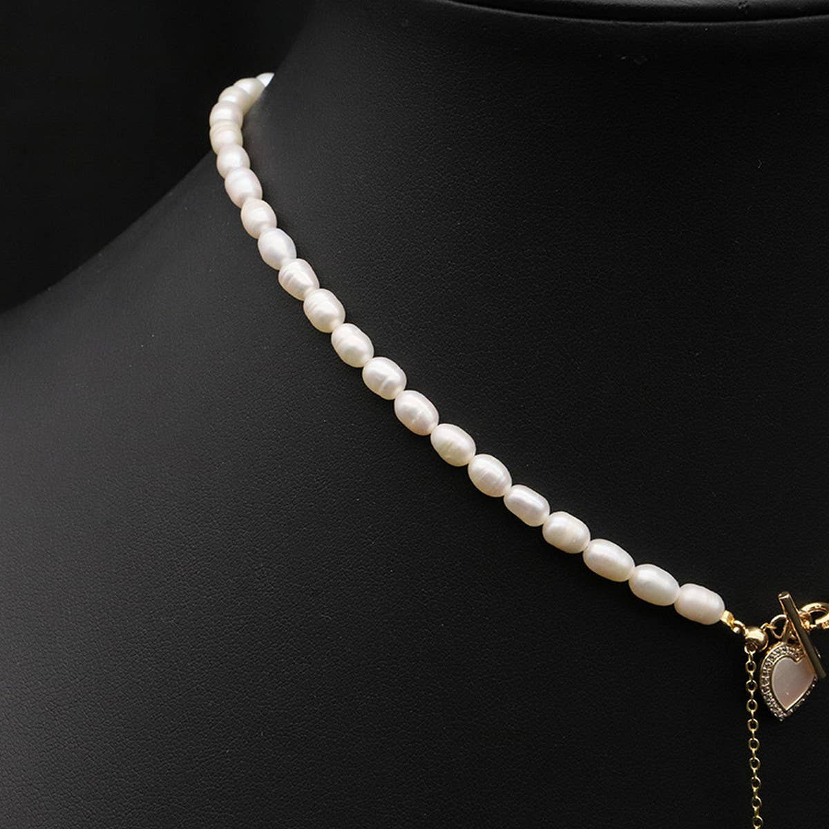 ALL MATCH LUXURY LOVE PEARL PENDANT NECKLACE_CWAJE3851