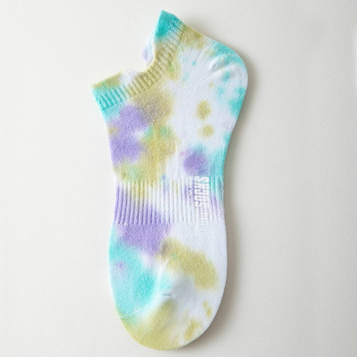 Women Tie-Dye Anti-Drop Heel Socks_Cwms0257