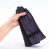 Fashion Irregular Gold Striped Bowknot Gloves_Cwag0074