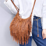 Women Retro Tassel Diagonal Shoulder Bag_Cwab0789