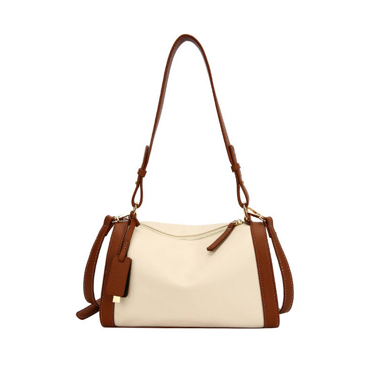 Women Contrast Armpit Shoulder Bag_Cwab1587