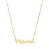 STAINLESS STEEL LETTER PENDANT CLAVICLE CHAIN_CWMM2722