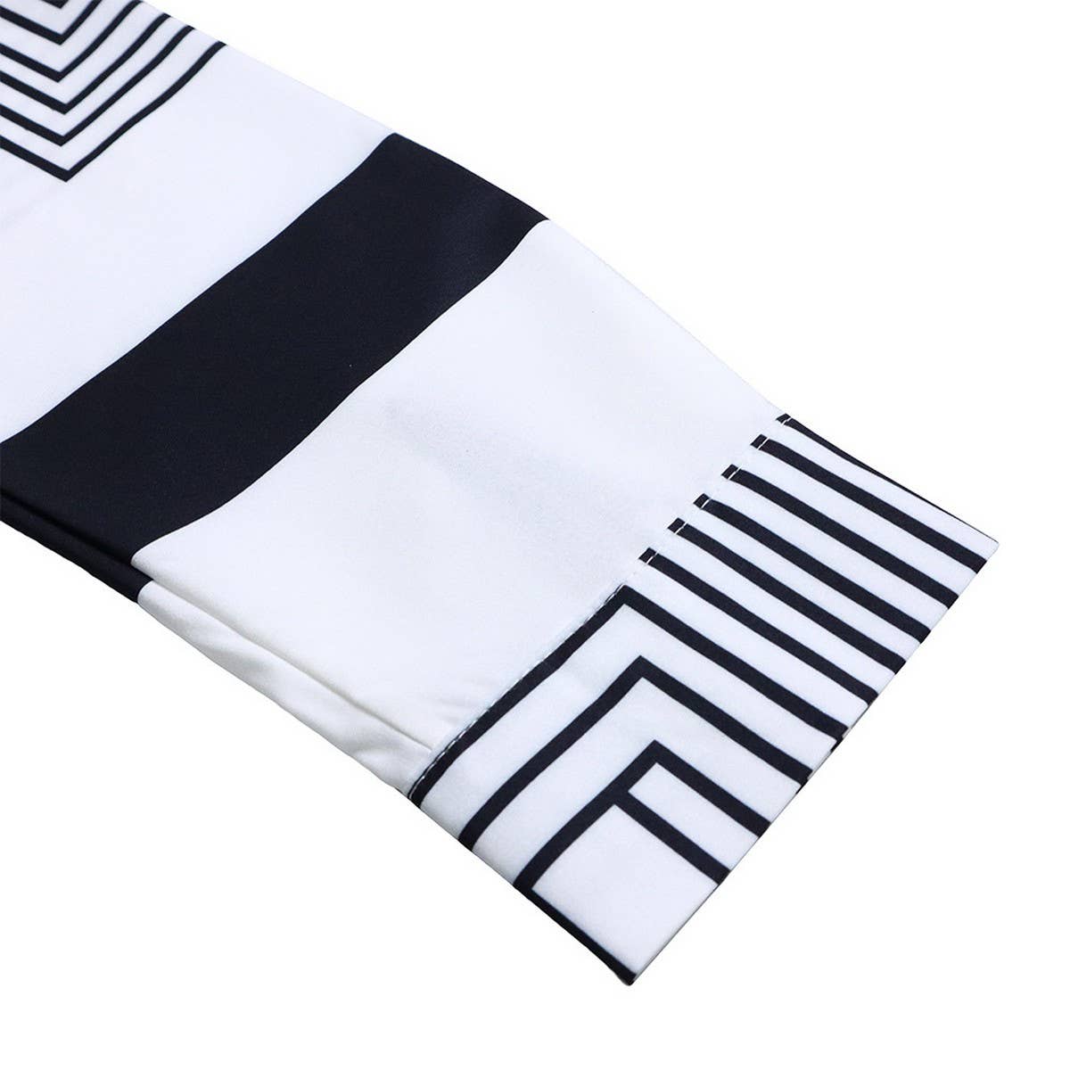 PRINTED PLEATED FASHION TIE CASUAL PLUS SIZE DRESS_CWDSD6160