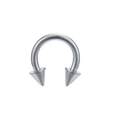 STAINLESS STEEL HORSESHOE LIP RING PIERCING_CWMM9585