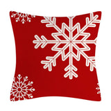 RED SNOWFLAKE ELK PILLOWCASE_CWMM1379