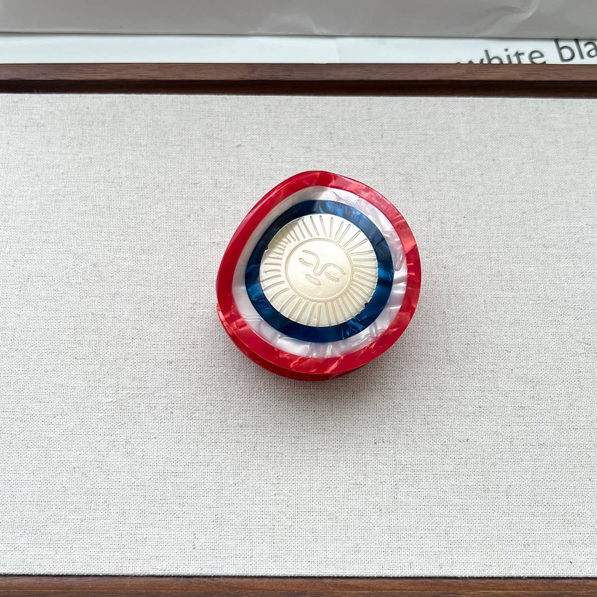 SWAN STAR ACETATE HAIR CLIPS WITH GODDESS DESIGN_CWAHA5715