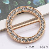 ROUND METAL DIAMOND SCARF RING WITH NO UPKEEP_CWMM2153