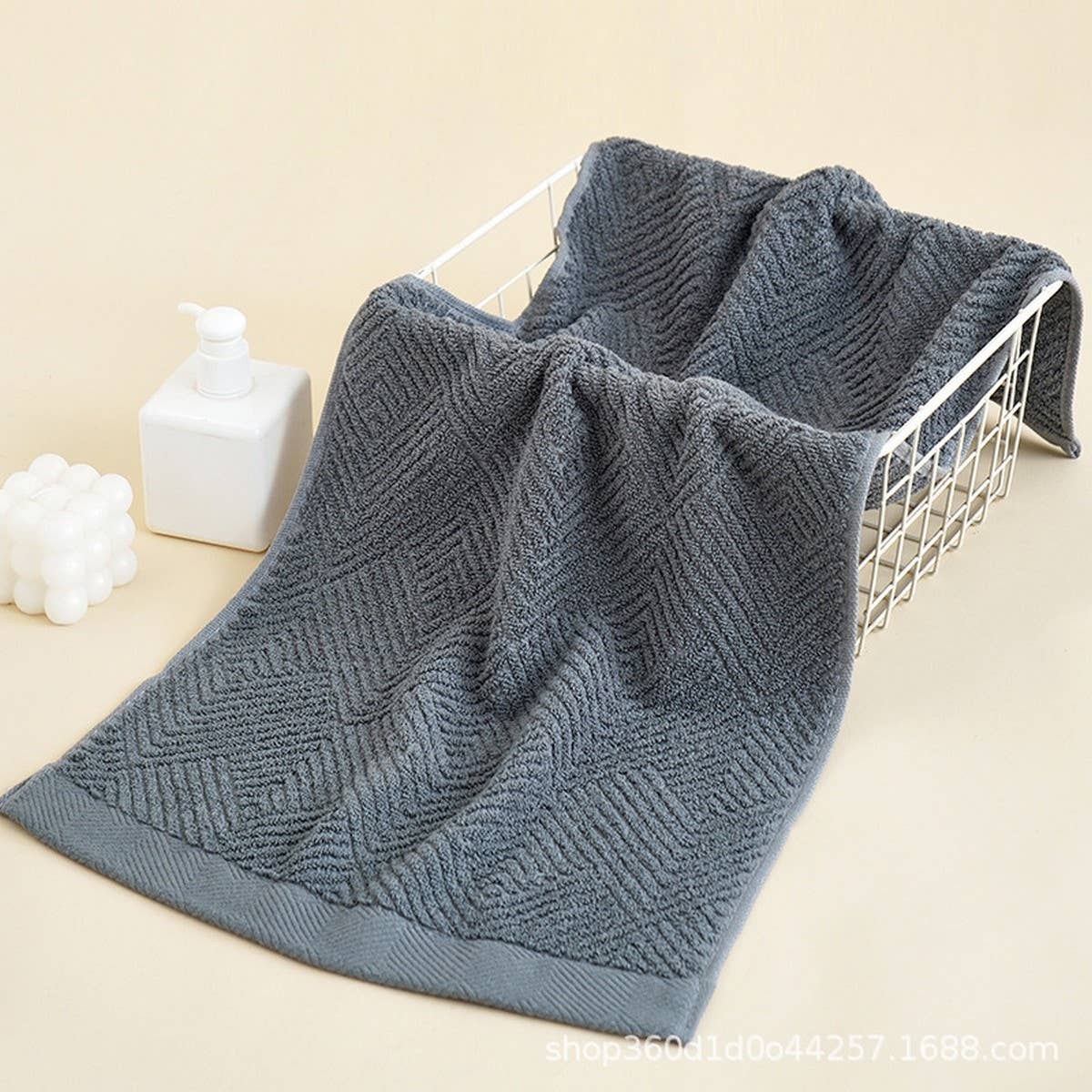 LONG PLUSH SOLID COLOR HOUSEHOLD COTTON TOWEL_CWMM2304