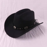 ETHNIC STYLE WESTERN COWBOY JAZZ PERFORMANCE HAT_CWAH3662