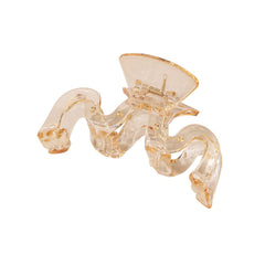 Wavy Back Hair Claw Large Minimalist Shark Clip_Cwaha1051