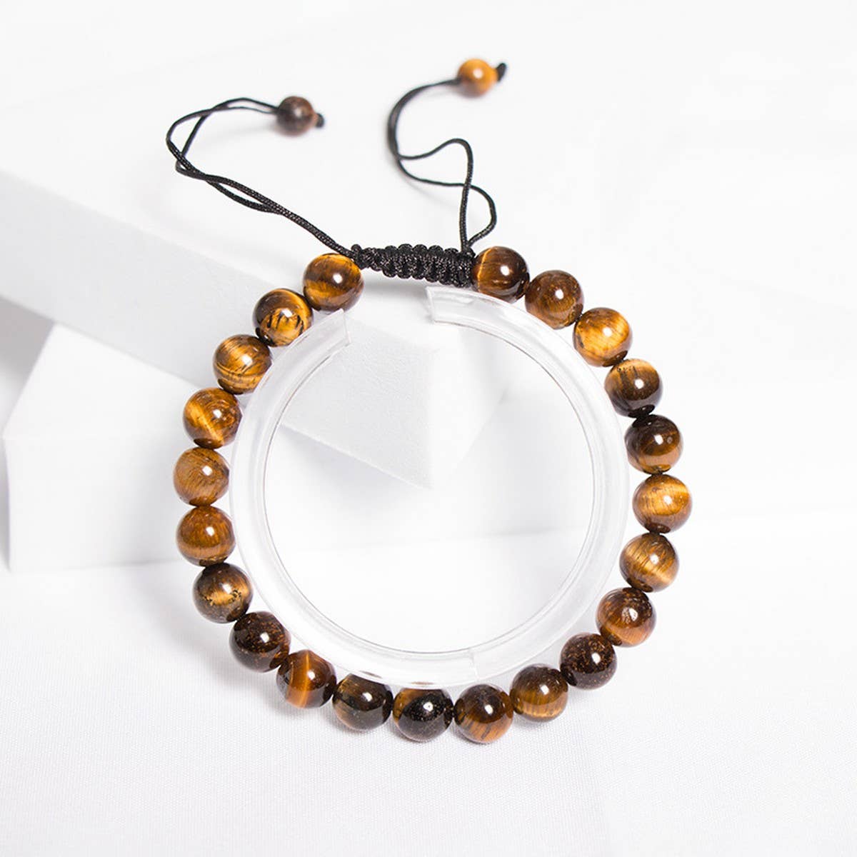 Tiger Eye Colorful Frosted Stone Bracelet_Cwasc0702