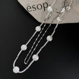 NEW DOUBLE LAYER IMITATION PEARL NECKLACE_CWAJE1278