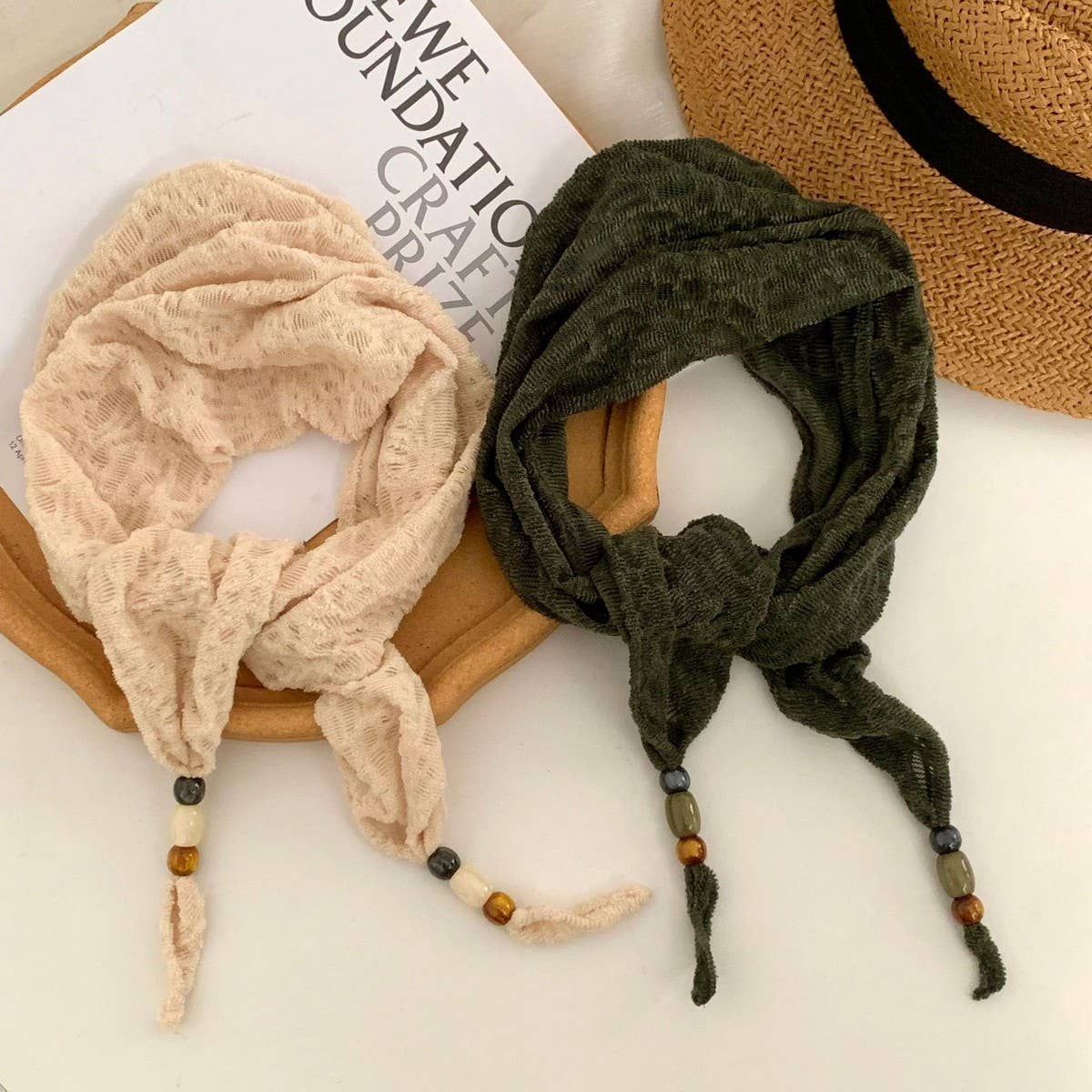 Trendy Knit Scarf Hair Headband_Cwasc03048
