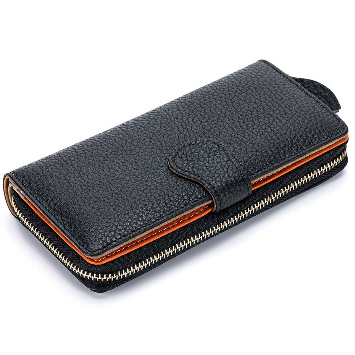 GENUINE LEATHER LONG STYLISH LARGE CAPACITY WALLET_CWAB3783