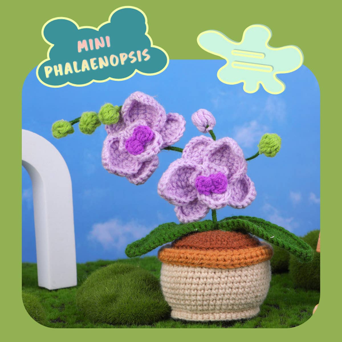 HANDMADE FLOWER DOLL DIY MATERIAL PACKAGE_CWMM0822