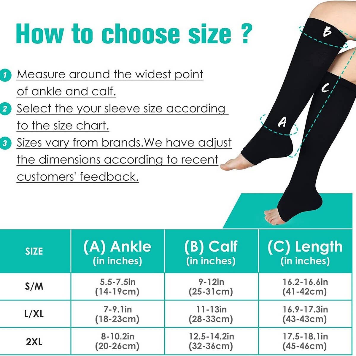 Women'S Outdoor Open Toe Compression Socks_Cwms1864