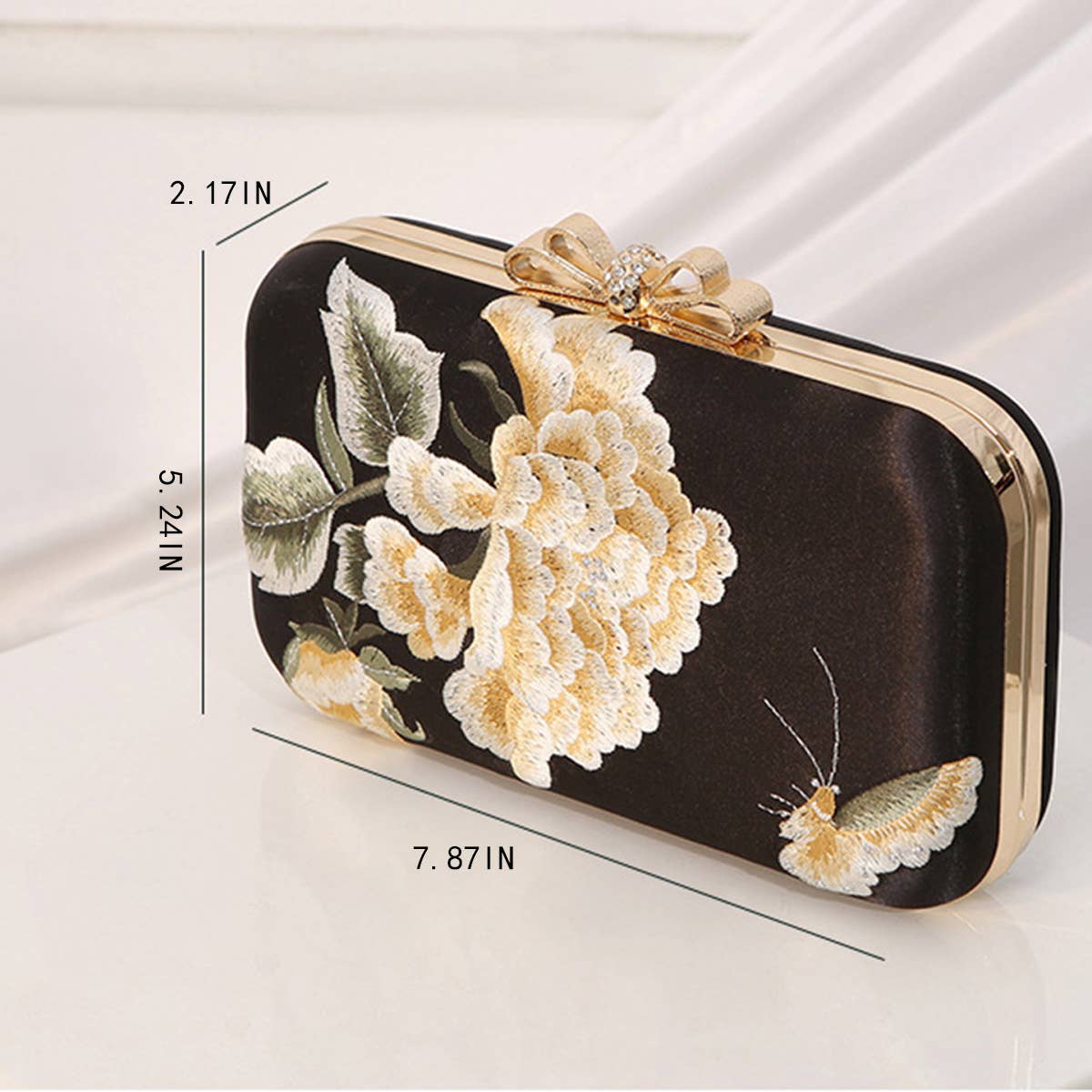 2024 NEW EMBROIDERY MATCHING DRESS CLUTCH_CWAB2484