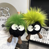 CUTE WOOL BRIQUETTES CAR KEYCHAIN BAG PENDANT_CWMM2535